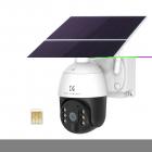 4G Beveiligingscamera met Zonnepaneel en Accu, 2K Resolutie, Kleur Nachtzicht en SD-kaart