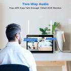 K&F Concept NVR con kit schermo con due kit scheda fotocamera a basso consumo