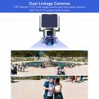 Kulekulekoblet kamera WiFi-kamera PIR-deteksjon og nattsyn solcelledrevet 4K UHD trådløst sikkerhetskamera