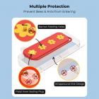 K&F Concept Hummingbird Feeder, lintujen ruokinta-automaatit, 4 ruokintaporttia seisomiseen ja juomiseen