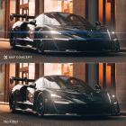 58 mm Blue Streak Filter (2 mm) Optiskt glas Ultraklart vattentätt anti-skrapa Anti-reflektion Grön film Nano-X-serien