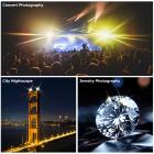 77 mm stjärnfilter 4-8 punkters variabel Starburst filter tvärskärm, 18 lager beläggning Ultratunt optiskt glas, med 3 st rengöringsdukar