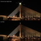 77 mm stjärnfilter 4-8 punkters variabel Starburst filter tvärskärm, 18 lager beläggning Ultratunt optiskt glas, med 3 st rengöringsdukar