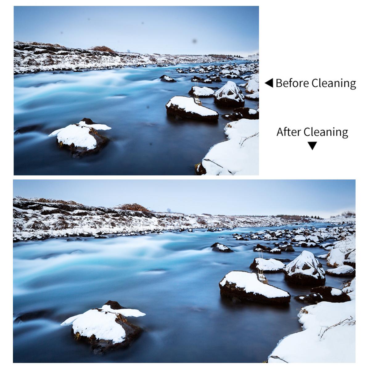 K&F CK03 24mm APS Rengöringssatser med full ram (16PCS rengöringspinne + ett par PU-belagda handdammfria gummihandskar + ren flaska-Ingen vätska)