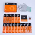 K&F CK03 24mm APS Rengöringssatser med full ram (16PCS rengöringspinne + ett par PU-belagda handdammfria gummihandskar + ren flaska-Ingen vätska)