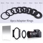 K&F Concept Soft GND8 med firkantet filterholder, 100x150mm gradueret neutral grå (GND) filter – HD optisk glas, vandtæt ND-filterkit.