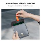 K&F Concept 100x100mm Kit Filtro Quadrato ND1000 + ND8 Soft Gradient + Portafiltro in Metallo + Anelli adattatori - Serie Nano-Xcel