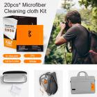 Set panno per la pulizia panno per la pulizia senza ago panno asciutto 15*15 cm scatola dei colori 20 pezzi (Scambio di imballaggi vecchi e nuovi)