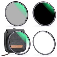 62mm Kit 4 en 1 Filtros Magnéticos K&F Concept (MCUV + CPL + ND1000) - Intercambio Rápido y 28 Capas