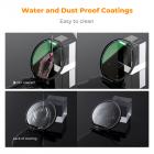 Filtro magnético 72mm MCUV + CPL + ND1000, filme verde à prova d'água, resistente a arranhões, anti-reflexo, com anel de fixação magnético e bolsa estojo