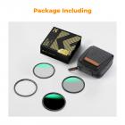 Filtro magnético 72mm MCUV + CPL + ND1000, filme verde à prova d'água, resistente a arranhões, anti-reflexo, com anel de fixação magnético e bolsa estojo