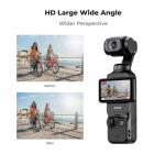 K&F Concept variabelt ND- og CPL- og vidvinkelobjektiv kompatibelt med DJI Osmo Pocket 3 Creator Combo, nøytral tetthet ND2-32 ND32-512 polariserende vidvinkelobjektiv 4-pakning, flerbelagt HD optisk glass