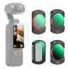 Kit 4 Filtros Magnéticos K&F Concept para DJI Osmo Pocket 3 (CPL/Black Mist 1/4/VND ND2-512) - Efecto Cine