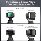 Kit 4 Filtros Magnéticos K&F Concept para DJI Osmo Pocket 3 (CPL/Black Mist 1/4/VND ND2-512) - Efecto Cine