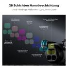 K&F CONCEPT Push-in Fit ND Filter Kit Kompatibel mit DJI Mavic 4 PRO, ND8 ND16 ND32 ND64 4er Pack Neutraldichtefilter Lichtreduzierung Belichtungssteuerung Optische Glasfilter, Mehrfach Beschichtet