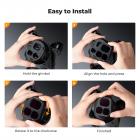 Dronefilter DJI Mavic 4 Pro ND Filter Kit 4 stk. (ND8+ND16+ND32+ND64) Multicoated HD Optisk Glas/Aluminiumsramme