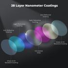 K&F CONCEPT UV CPL ND-filtresæt kompatibelt med DJI Mini 5 Pro dronetilbehør - 4-pak (CPL UV ND8 ND16) lysreduktion, polariserende daglig beskyttelseslinsefilter, multicoated HD optisk glas