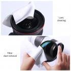 Rengjøringsduk sett nål en støvfri rengjøringsklut tørr klut hvit 15 * 15cm CPE med 3 stk