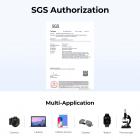 Rengjøringsduk sett nål en støvfri rengjøringsklut tørr klut hvit 15 * 15 cm fargeboks 6 stk