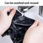 K&F CONCEPT Rengöringsduk set nål en dammfri rengöring torr trasa för elektronik, mörkgrå, 4 stycken, 40,6 * 40,6 cm, förpackning med påse