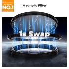 Filtro de lente magnética CPL de 82 mm, HD à prova d'água anti-reflexo resistente a arranhões, série Nano-Xcel