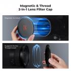 Filtro de lente magnética CPL de 82 mm, HD à prova d'água anti-reflexo resistente a arranhões, série Nano-Xcel