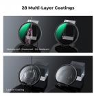 Filtro de lente magnética CPL de 82 mm, HD à prova d'água anti-reflexo resistente a arranhões, série Nano-Xcel