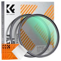 Kit de Filtres Black Mist 1/4 + Black Mist 1/8 49mm Filtre Black Pro Mist avec 18 Couches de Nano-revêtement - Nano-Klear