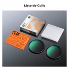 Kit de Filtres Black Mist 1/4 + Black Mist 1/8 82mm Filtre Black Pro Mist avec 18 Couches de Nano-revêtement - Nano-Klear