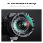 82 mm sort tåge 1/4 & 1/8 filtre sæt sort diffusion filmisk effekt filtre sæt med flerlags coated til kameralinse Nano K-serien