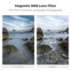 Filtro de lente magnética ND8 de 82 mm, HD à prova d'água anti-reflexo resistente a arranhões, série Nano-Xcel