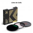 Filtre ND64 Magnétique 72mm (6 stops) Filtre Densité Neutre + Bague + Bouchon Installation en 1s avec 28 Couches de Nano-revêtement - Série Nano-Xcel