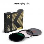 Filtro de lente magnética ND64 de 82 mm HD à prova d'água resistente a arranhões e anti-reflexo série Nano-Xcel