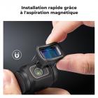 Kit d'objectifs magnétiques K&F Concept compatible avec les accessoires DJI Osmo Pocket 3 Creator Combo, objectif anamorphique grand angle 1,2X, champ de vision élargi à 112°, facteur de compression 1,2X, effet de traînée bleue