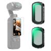 K&F Concept Magnetisk Black Mist Filtersett Kompatibelt med DJI Osmo Pocket 3 Creator Combo, Black Diffusion 1/4 & 1/2 Effektlinsefiltersett, Multi-Coated HD Optisk Glass, Gimbalsikker