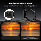 K&F Concept Kit Sistema Portafiltri Quadrato, Filtro Quadrato ND1000 + Filtro ND8 Graduato Morbido + Filtro Polarizzatore 95mm + 4 adattatori - Serie Nano-Xcel Pro