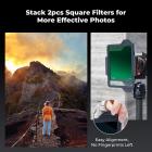 Square Filter Holder System Pro Kit (filterholder + 95mm cirkulær polarizer + kvadratisk GND8 filter + ND1000 (10 stop) + 4 filteradapterringe Nano-Xcel Pro)