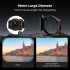 Firkantet filterholdersystem X Pro-sæt (filterholder + 95 mm cirkulær polariseringsfilter + 67/72/77/82 mm filteradapterringe) til kameraobjektiv Nano-Xcel Pro