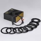 Neliömäinen suodatinpidike Alumiinisuodatinpidike 8kpl sovitinrenkailla (49/52/58/62/67/72/77/82mm)