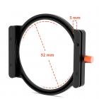 100x100mm firkantet filtersæt ND1000 firkantet filter + metalfilterholder + 8 stk. adapterringe til DSLR