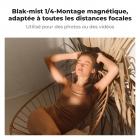 Filtre Magnétique Black Mist 1/4 82 mm - Changement Instantané 1s - Effet Diffusion Cinéma & Glow Subtil - Idéal pour Street Photo et Vlog - Multicouches 36 Couches
