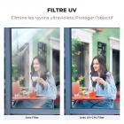 Kit de Filtres MCUV+CPL 49mm Filtre anti-UV de Protection et Filtre Polarisant Circulaire, 18 Couches de Nano-revêtement - Série Nano-Klear