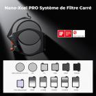 Kit de Système de Filtres Carrés Pro ND8+ND64+ND1000+CPL 95mm+4 Bagues Adaptateurs (67/72/77/82mm) +Porte-filtre 100x100mm