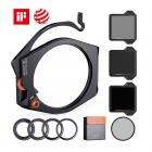 Pro Filtersysteem Filterhouder + ND8 + ND64 + ND1000 +CPL Filter + 4 Adapterringen Voor Cameralens