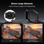 Firkantet filterholder System Pro-sæt (filterholder + 95 mm cirkulær polarisator + firkantet ND1000-filter + ND8 + ND64 + 4 filteradapterringe) til kamera Nano-Xcel Pro