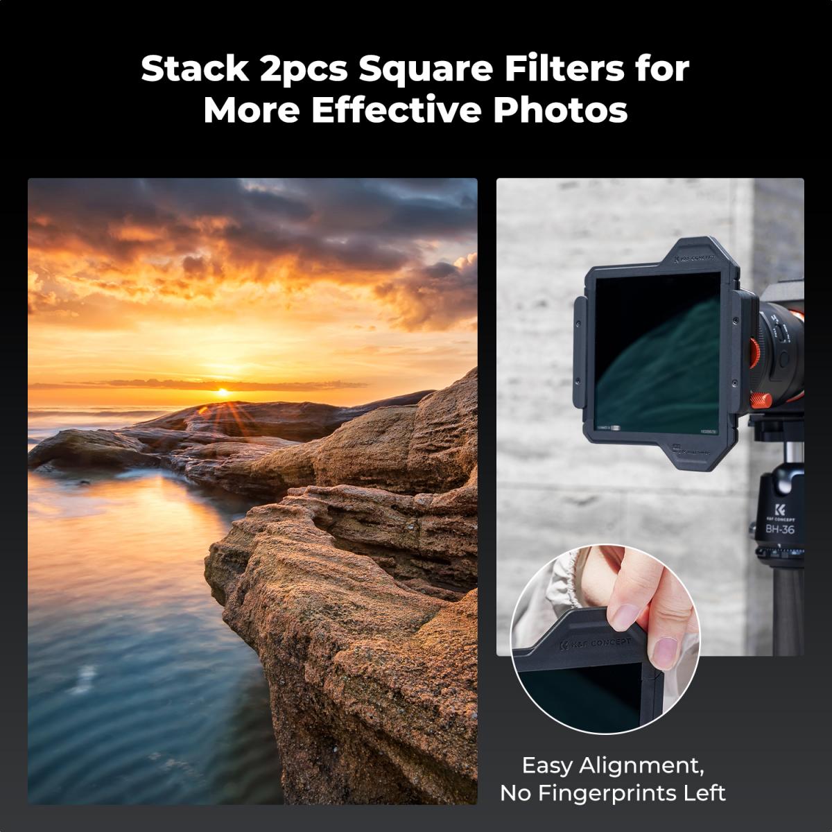 K&F Concept Square Filter Holder Pro Kit - K&F Concept
