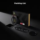 Firkantet filterholder System Pro Kit (filterholder + 95 mm cirkulær polarisator + firkantet ND1000-filter + 4 filteradapterringe) til kameralinse Nano-Xcel Pro