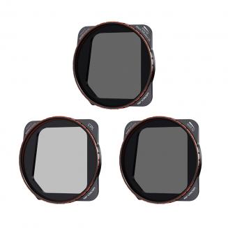 CPL/VND/Black Mist 1/4 suodatinsarja (3 kpl) DJI Mavic 3/ Mavic 3 Cine:lle, sirkulaarinen polarisaattorisuodatin + muuttuva ND2-ND32+ ja Black Mist 1/