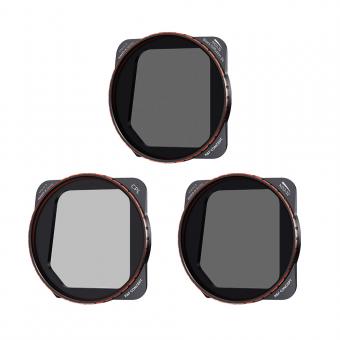 CPL/VND/Black Mist 1/4 suodatinsarja (3 kpl) DJI Mavic 3/ Mavic 3 Cine:lle, sirkulaarinen polarisaattorisuodatin + muuttuva ND2-ND32+ ja Black Mist 1/