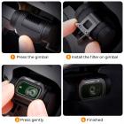 Kameran linssisuodatinsarja Mavic Mini 1 / Mini 2 / SE Drone - UV / CPL / ND8 / ND16 / ND32 / ND64 2 potkurisarjalla